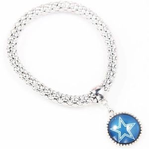 New silver Dallas cowboys bracelet